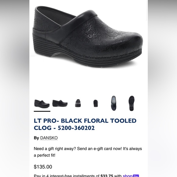 Brand New Dansko LT Pro Tooled Clogs - Picture 6 of 6